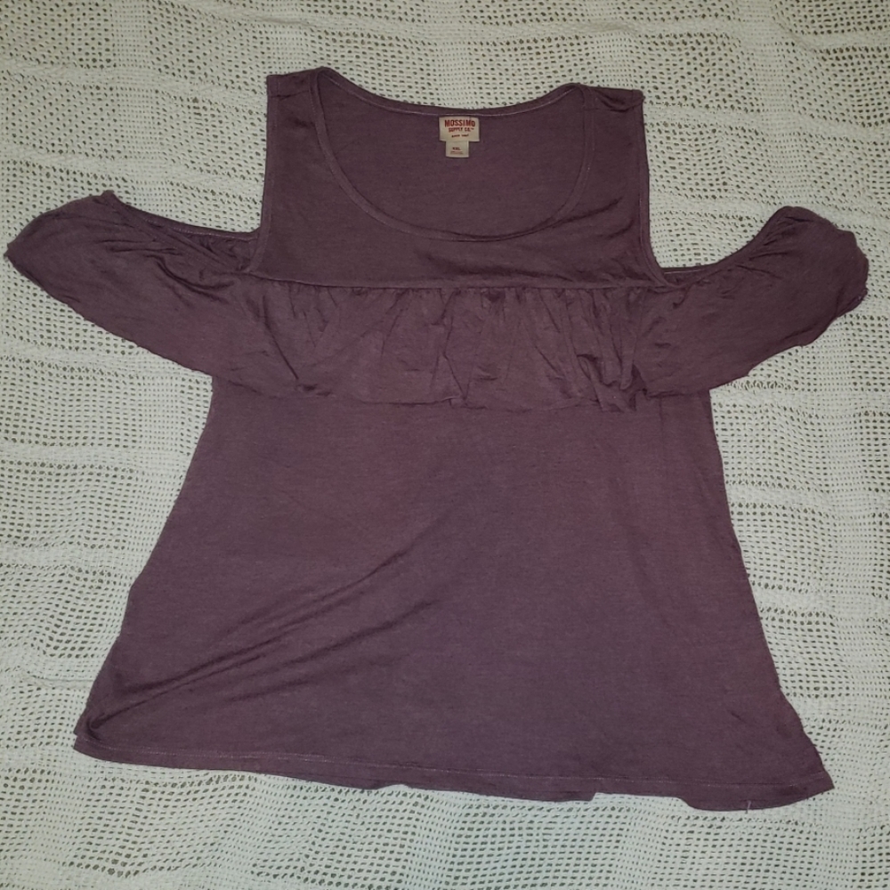 Purple off the shoulder top